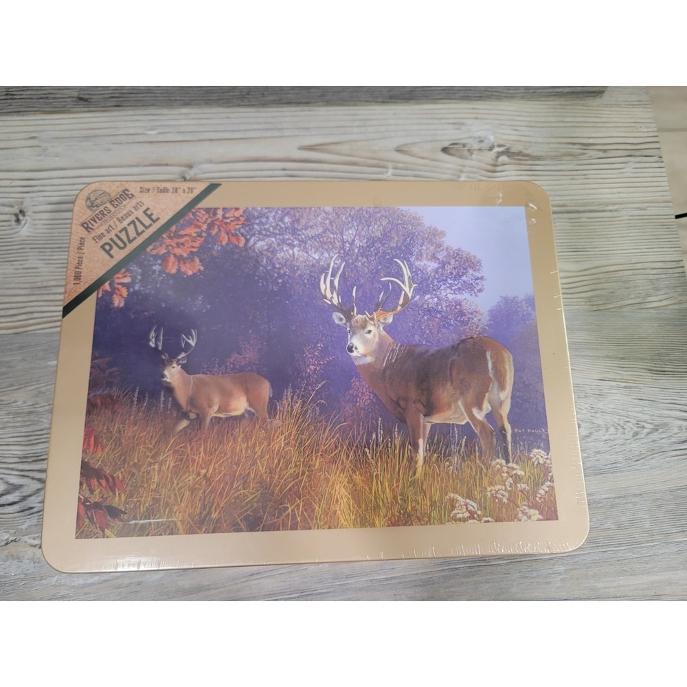 New puzzle sealed Rivers edge Elk in the wild 28x20 1000 pieces